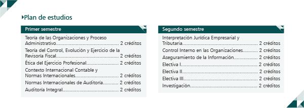 Especialización En Revisoría Fiscal Y Auditoría Internacional