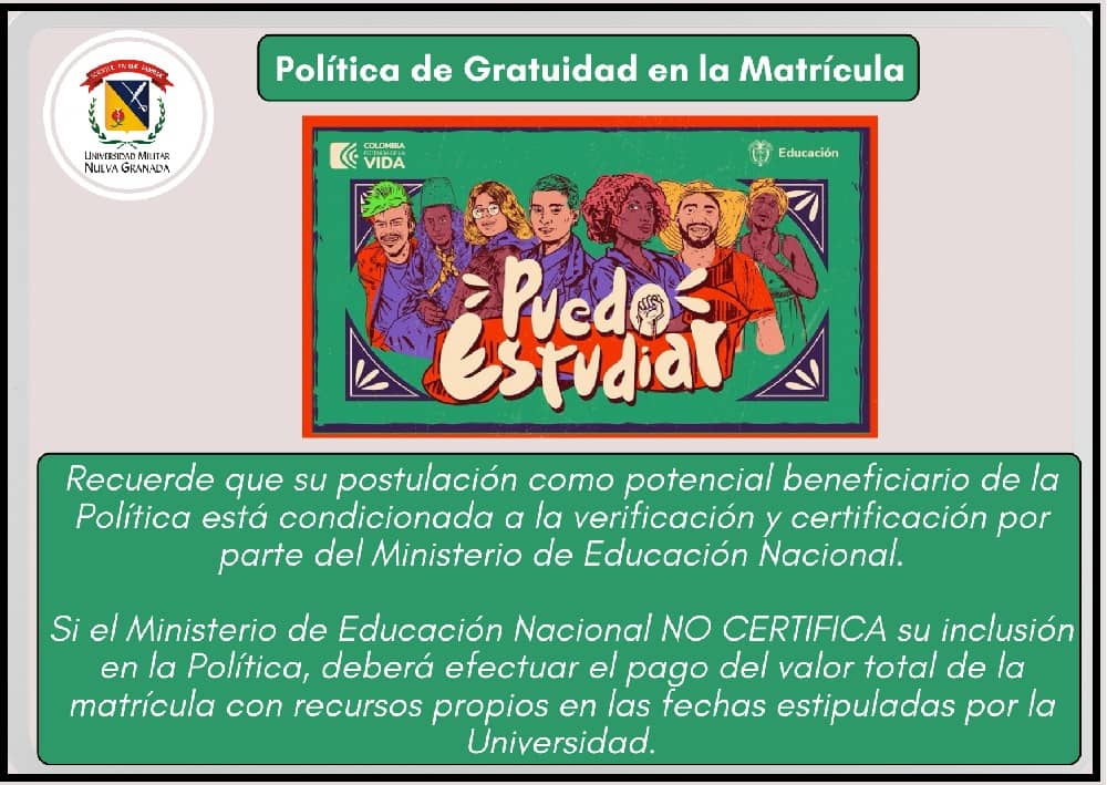 gratuidad en la matricula