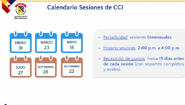 pr&oacute;ximos comit&eacute;s