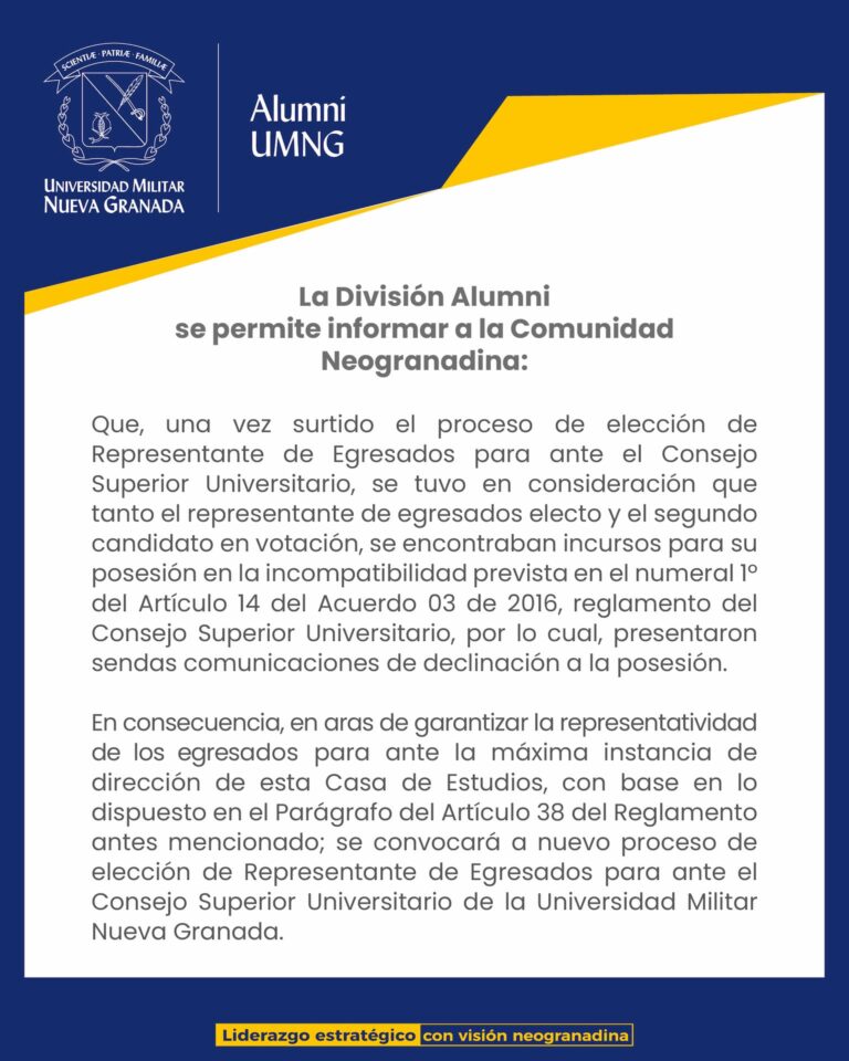 Convocatoria nuevo proceso convocatoria egresados CSU