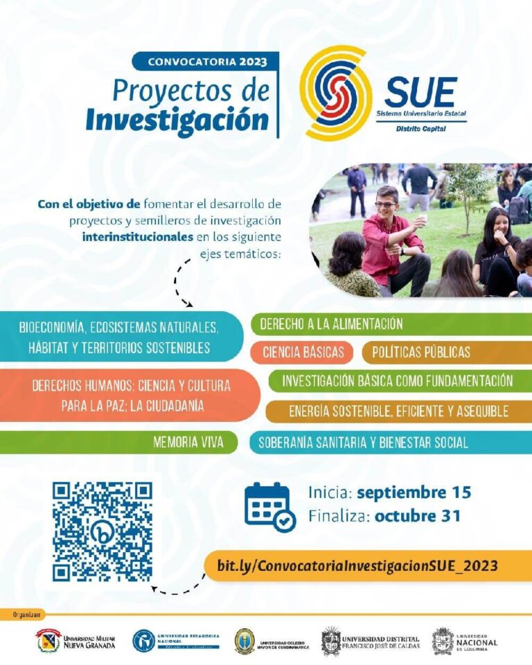 Convocatoria 2023 Proyectos de Investigaci&oacute;n