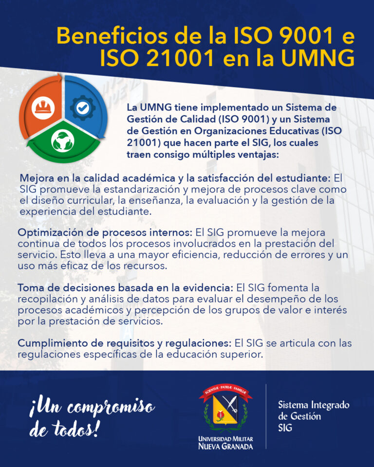 3. Beneficios de ISO 9001 y 21001