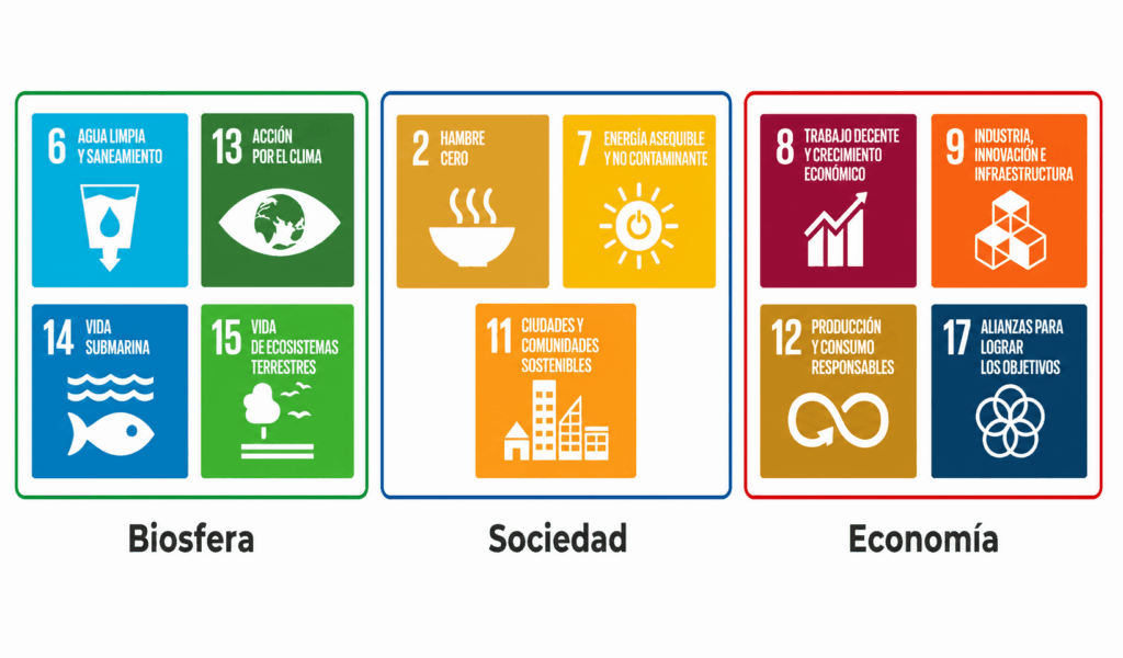 Infografía de los ODS