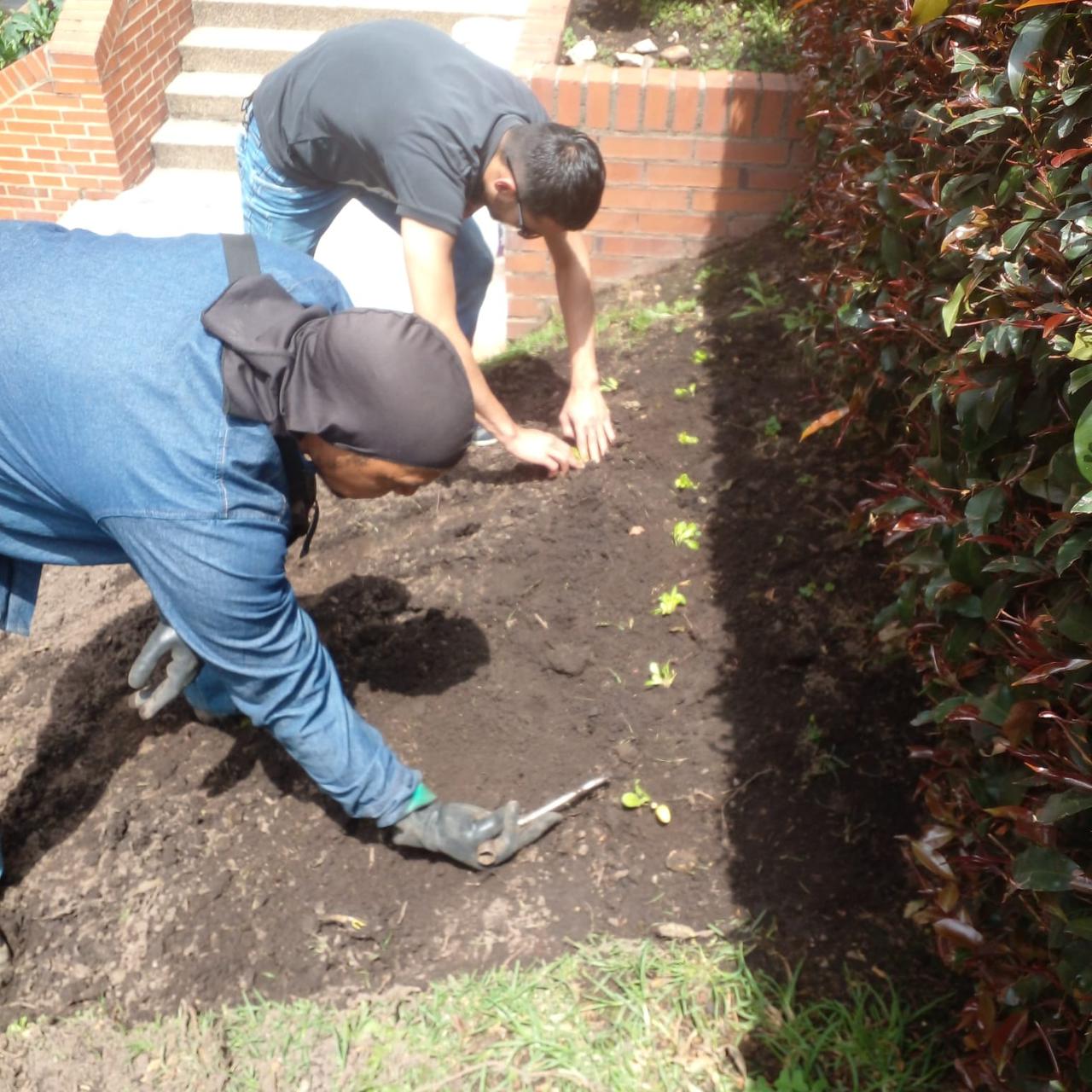 Foto de la huerta