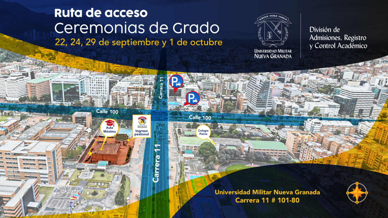 Ruta de acceso grados UMNG