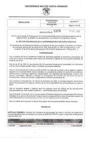 Primera página de Resolución 1277