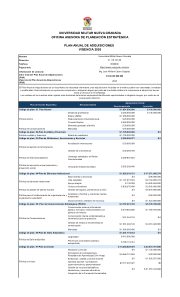 Primera página de Plan Anual de Adquisiciones 2026