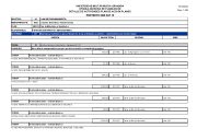 Primera página de Plan de Materiales y Suministros