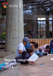 Primera página de Reporte integrado de gestión 2024