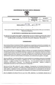 Primera página de Resolución 1178 - Catálogo de Clasificación Presupuestal