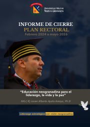 Primera página de Informe de avance Plan Rectoral 2024 - 2026