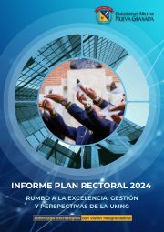 Primera página de Informe de avance Plan Rectoral 2024